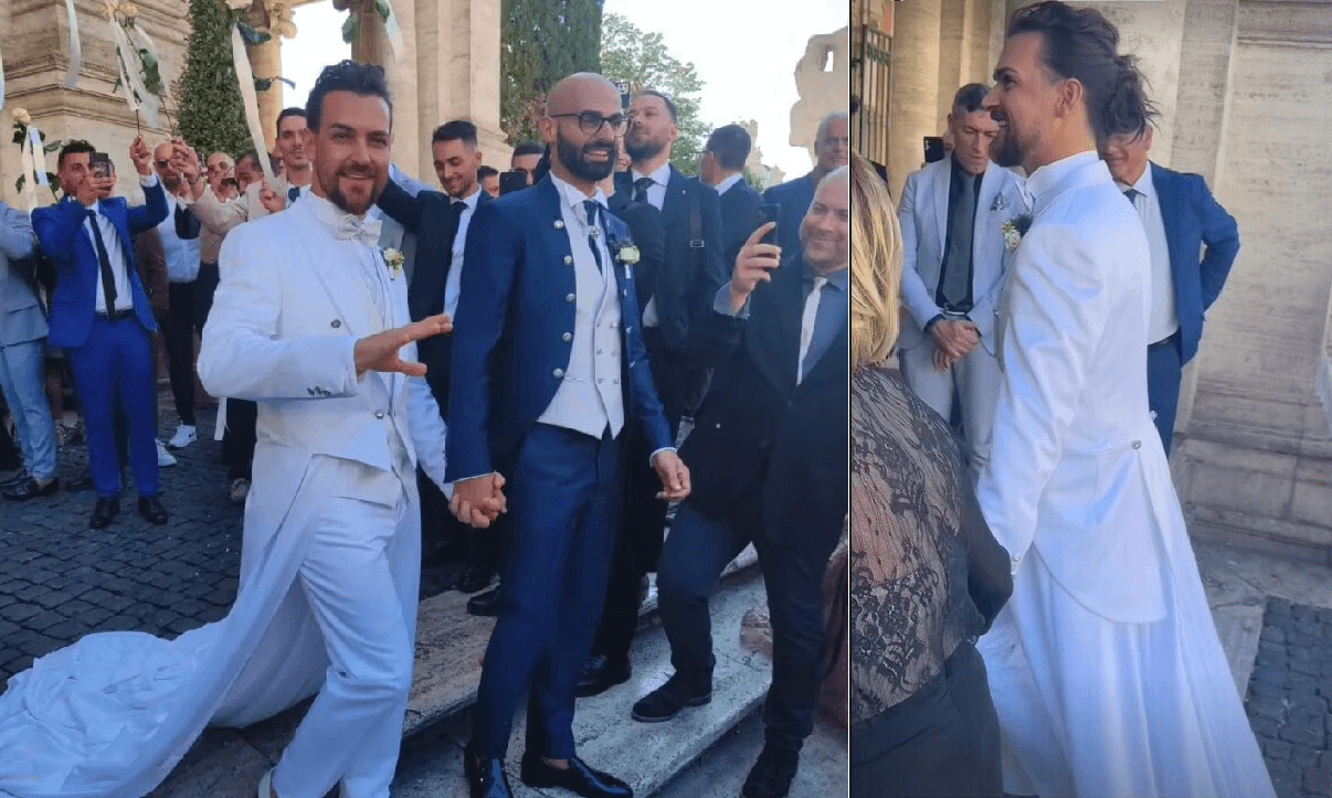 Valerio Scanu E Luigi Calcara Sposi Le Immagini Del Matrimonio