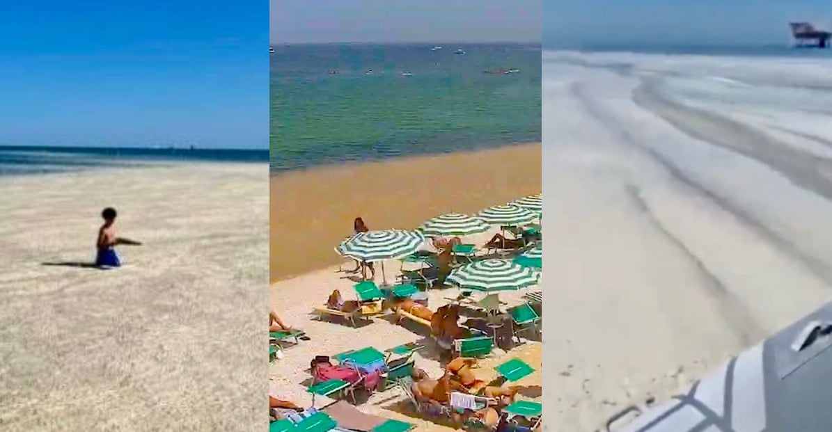 Mucillagine Nel Mare Adriatico Il Video Dell Immensa Distesa