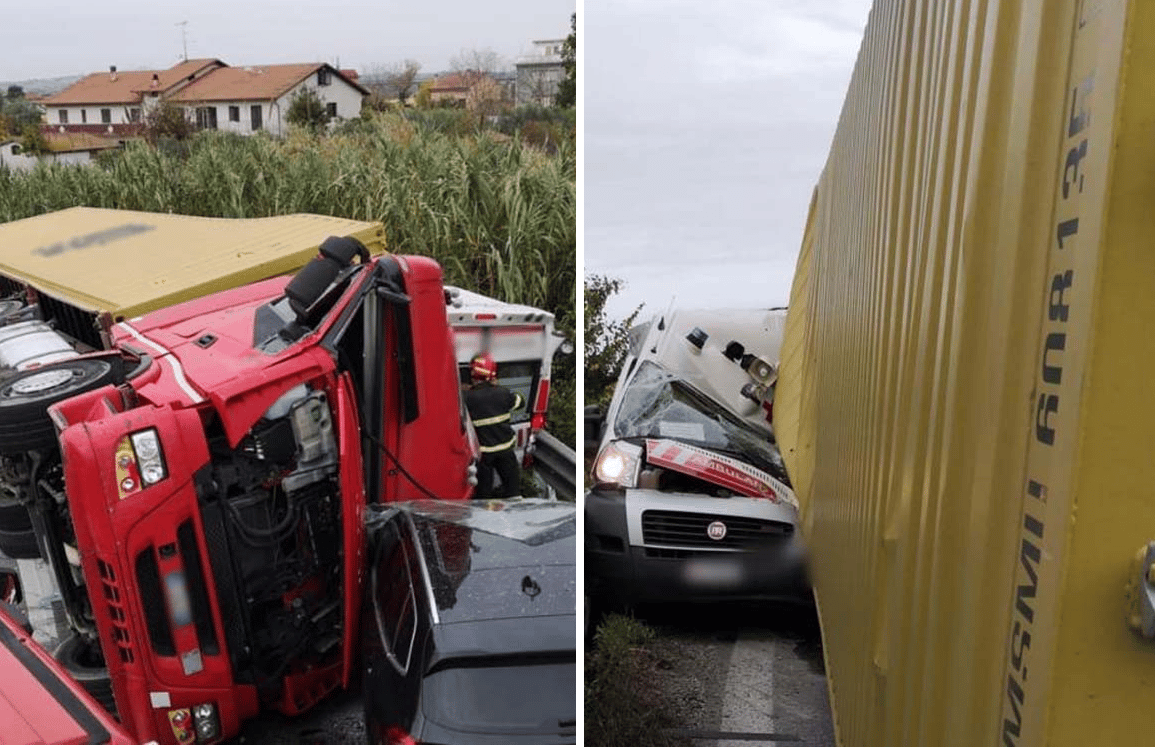 Incidente Mortale Il Tir Si Schianta Contro Un Ambulanza Poi Si