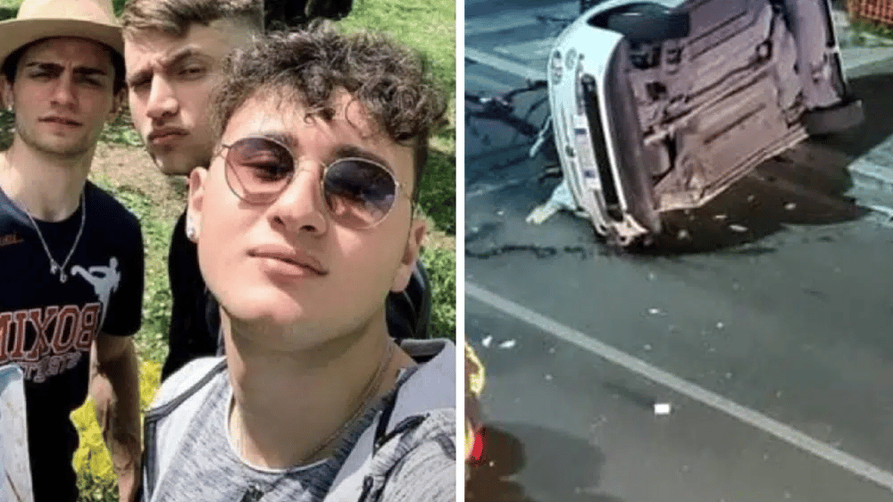 Incidente stradale sulla Nomentana, Fiat Cinquecento si ribalta più volte, morti cinque ragazzi