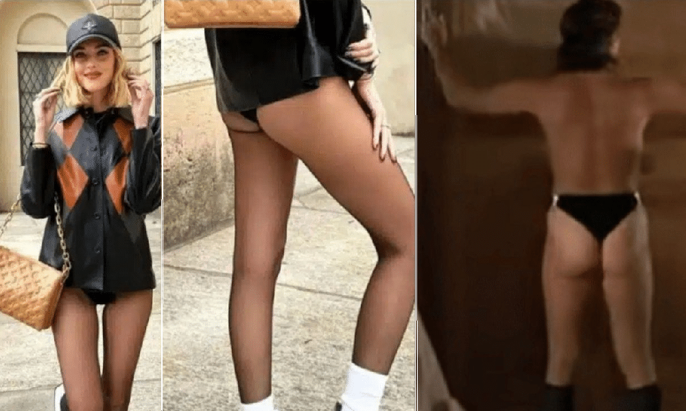 Chiara Ferragni in mutande lancia la nuova moda. Tony Brando precursore: "So' sempre mejo io"
