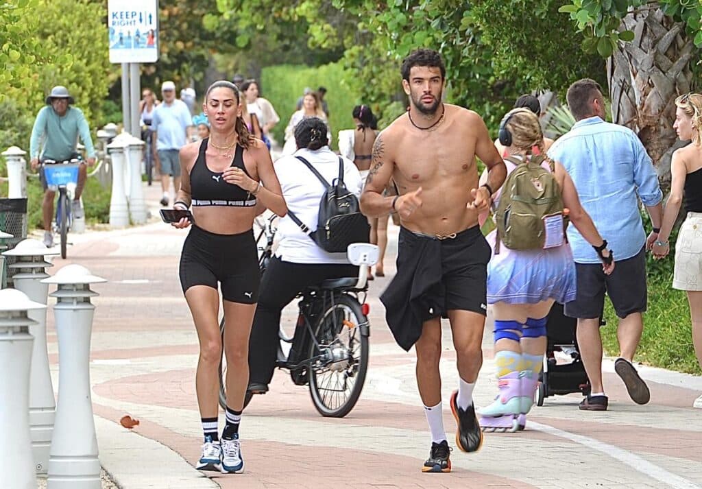 Melissa Satta e Matteo Berrettini insieme, in vacanza a Miami per gli allenamenti, che succede?