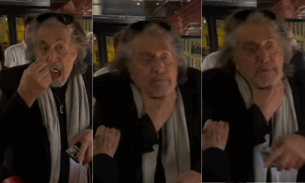 Paura incredibile per Al Pacino, l'attore si strozza nel giorno del suo compleanno il VIDEO