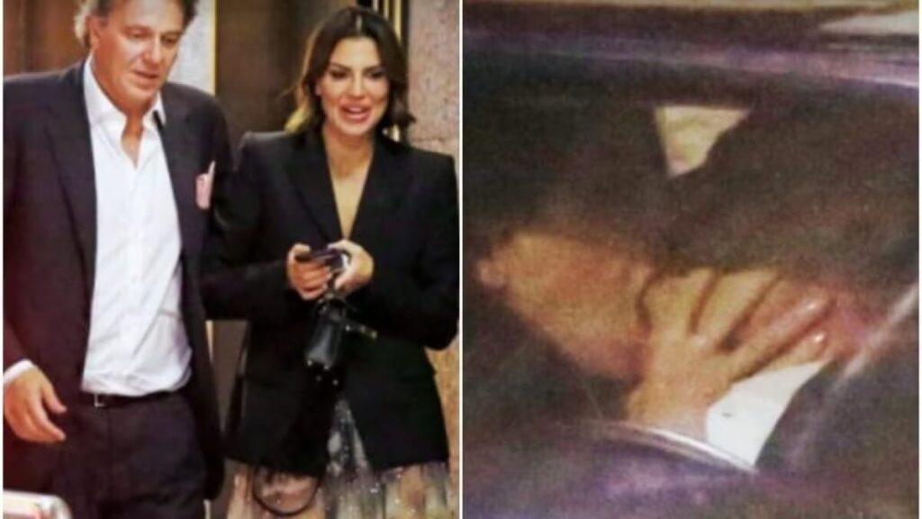 Claudia Galanti paparazzata in compagnia di un uomo, Leonardo