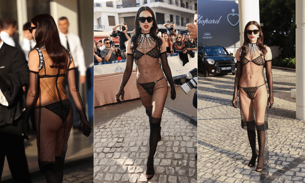 Irina Shayk nuda, la modella desta scandalo a Cannes (FOTO-VIDEO) Si è scordata il vestito, la passerella di Cannes