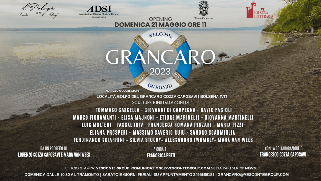 Sul lago di Bolsena riparte il più grande spazio di arte contemporanea