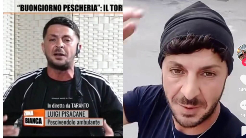 Luigi Pisacane è stato ospite su Rete 4 nel programma Zona Bianca per raccontare la nascita del suo tormentone "Buongiorno Pescheria"