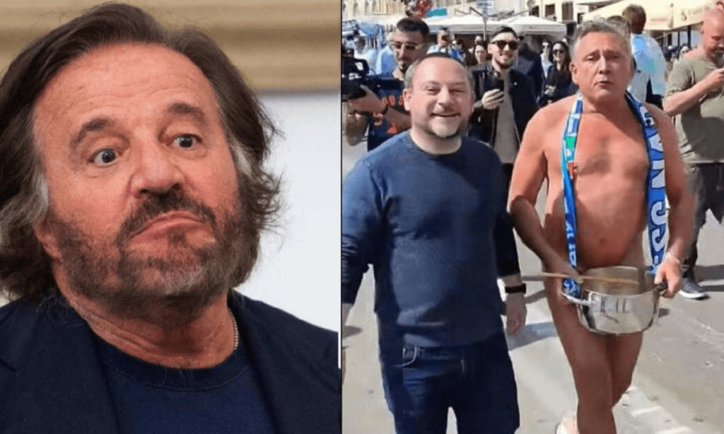 Ma perché Christian De Sica critica Francesco Paolantoni nudo per il Napoli, cosa è successo