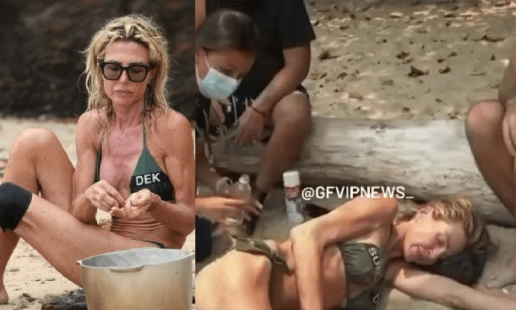 Nathaly Caldonazzo, malore all'Isola dei Famosi per l'attrice È magrissima, che torni a casa