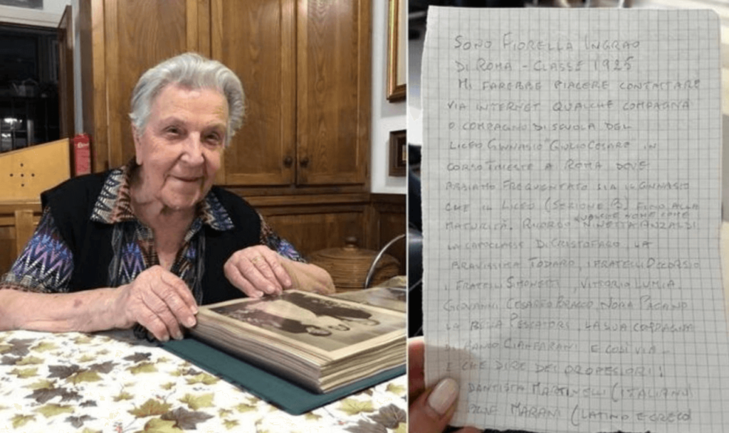 Nonnina di 97 anni cerca i compagni di classe sui social network Voglio incontrarvi tutti di nuovo