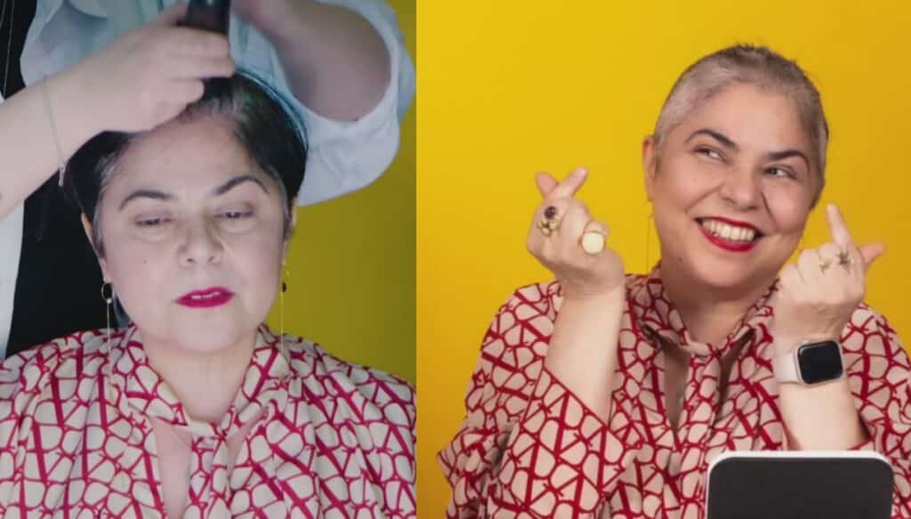 Michela Murgia: il video commovente in cui si rasa i capelli davanti a mezzo milione di follower