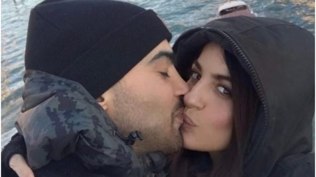 Primo Reggiani con la compagna Federica Pacchiarotti 