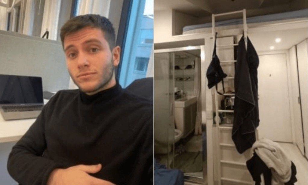 Vivo in 9 metri quadrati, pago 650 euro al mese la mattina, sbatto la testa contro il soffitto, lo sfogo dello studente