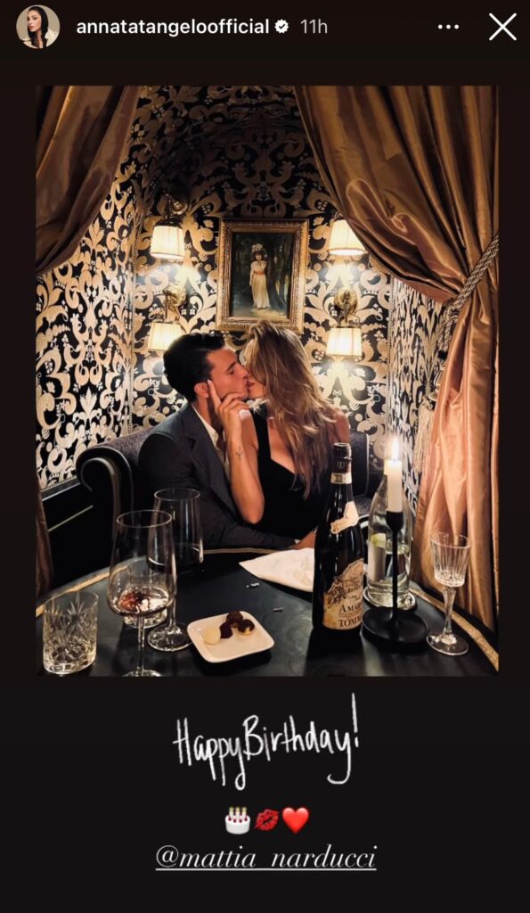 Mattia Narducci compie gli anni con Anna Tatangelo