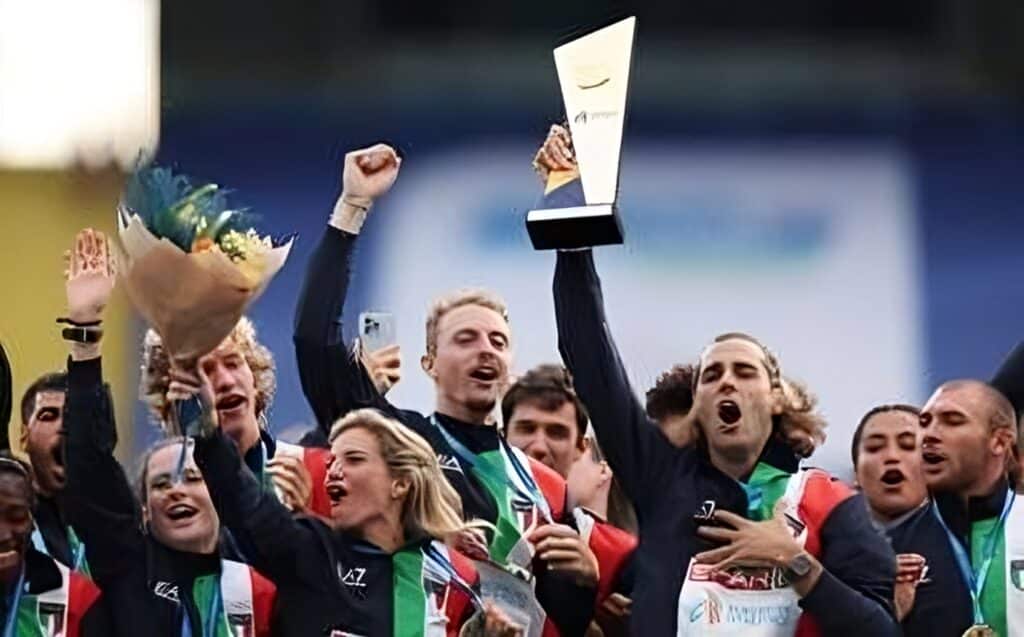 imbarazzo alla festa dell'Atletica