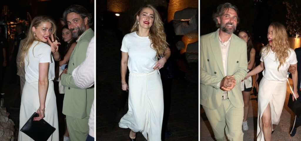 Amber Heard e Luca Calvani insieme