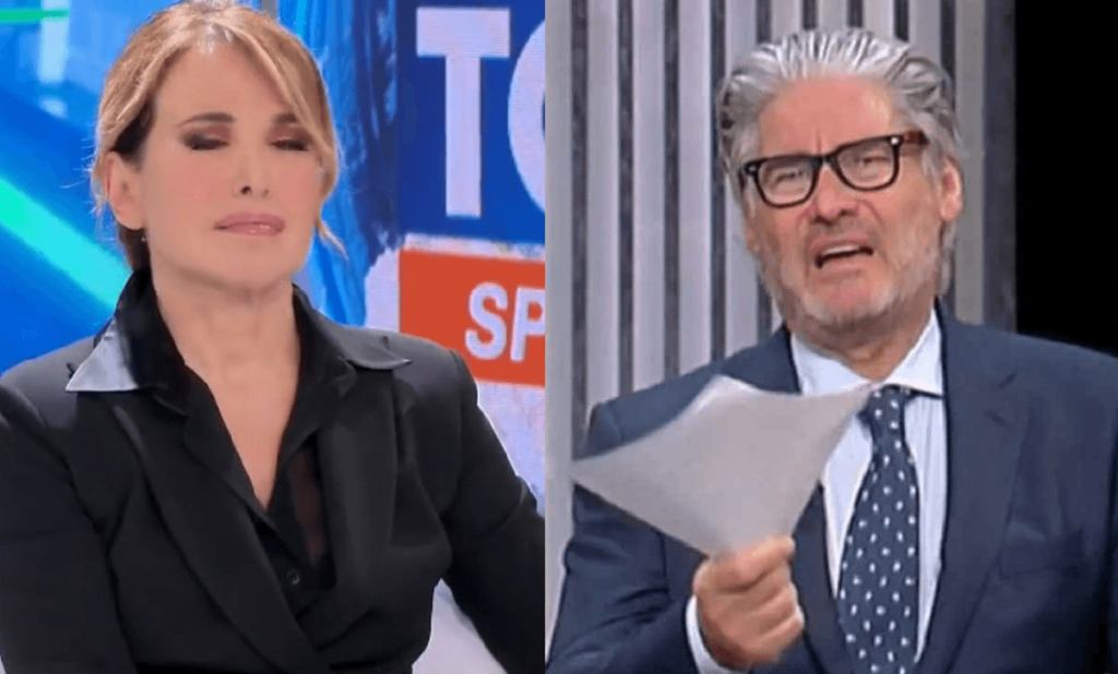 Brutti imbecilli, vergogna (VIDEO) la furia di Del Debbio sul caso Barbara D'Urso, il chiarimento