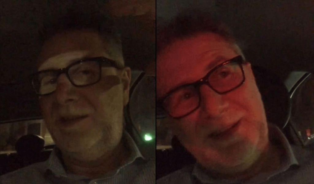 Fazio intrappolato in macchina di notte (VIDEO) Aspetto mia figlia, non posso chiamarla, ecco la situazione del conduttore