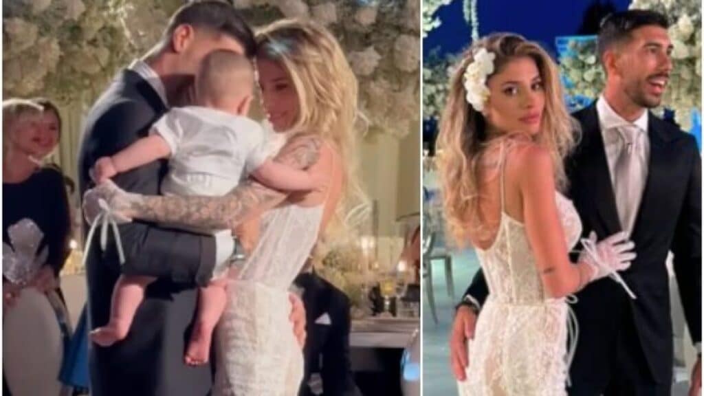 Abiti matrimonio Chiara Nasti e Mattia Zaccagni