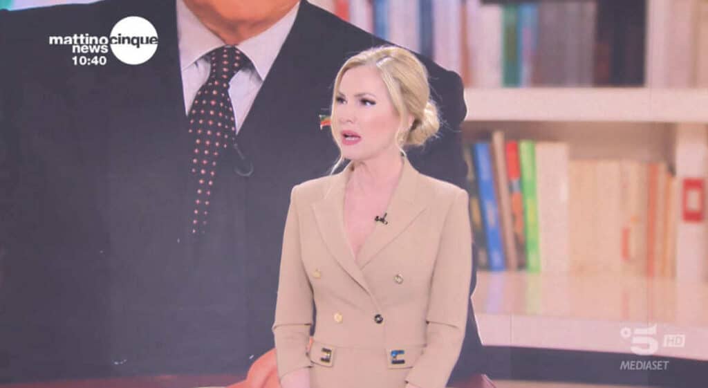 Morte Silvio Berlusconi, il rammarico di Federica Panicucci in diretta Tv