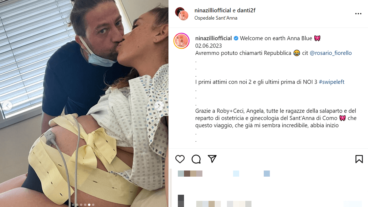 Fiocco rosa per Nina Zilli e il fidanzato Danti, diventati neo genitori di Anna Blue