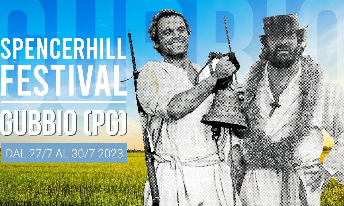 Alla fine di luglio si terrà a Gubbio la prima edizione dello Spencerhill Festival 2023, evento dedicato all'universo di Bud Spencer e Terence Hill