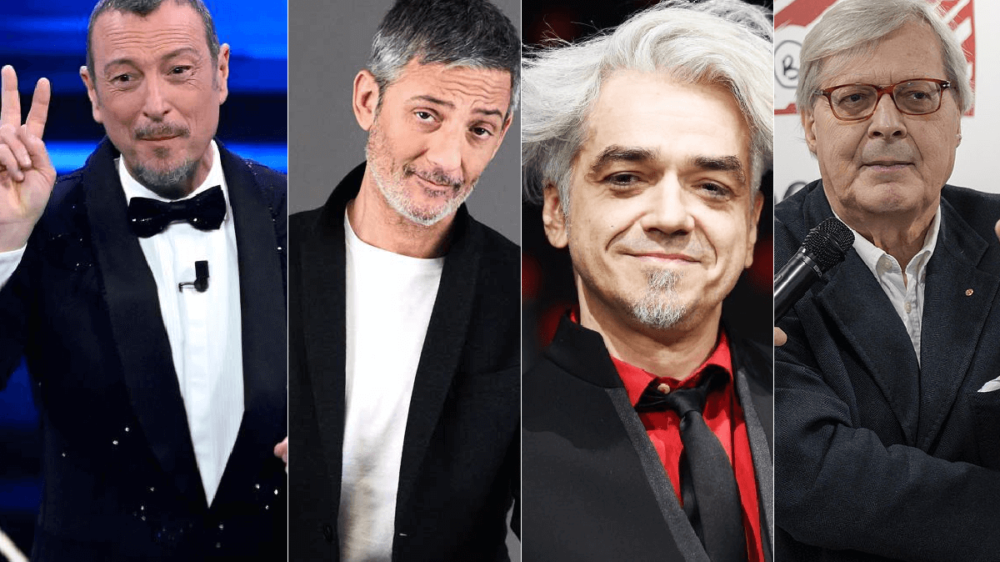 Amadeus chiama idioti Morgan e Sgarbi, Fiorello difende l'amico E voi che sapete fare
