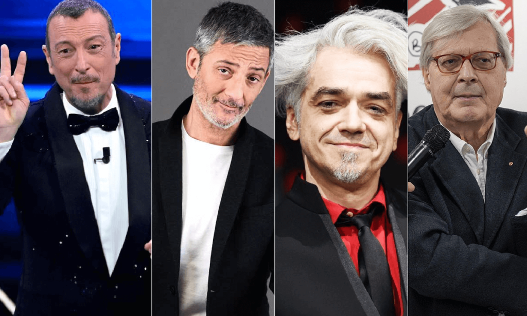Amadeus chiama idioti Morgan e Sgarbi, Fiorello difende l'amico E voi che sapete fare