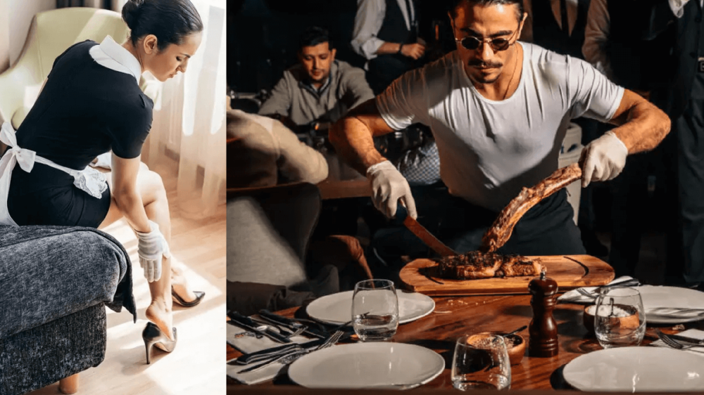 Cameriera di Salt Bae costretta a mostrare i piedi al cliente: "Dovevo obbedire per contratto"