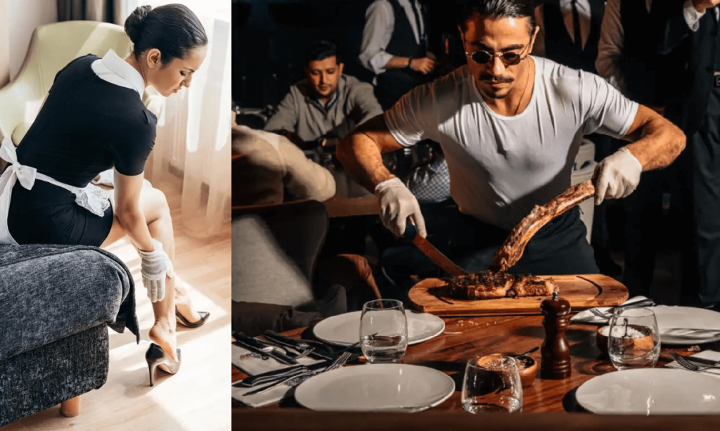 Cameriera di Salt Bae costretta a mostrare i piedi al cliente: "Dovevo obbedire per contratto"