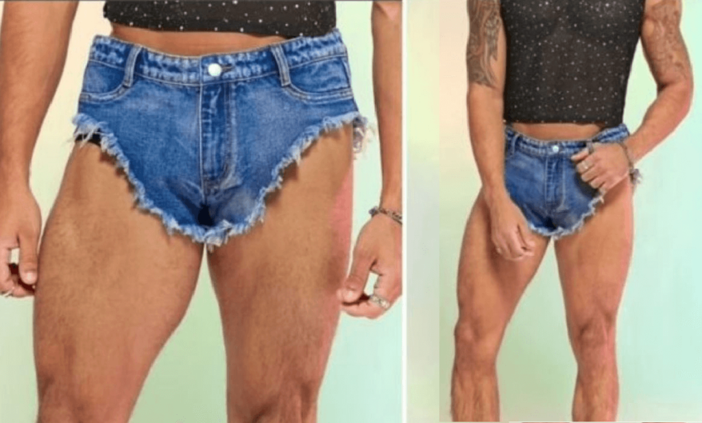 Ecco gli shorts da uomo Vanno a ruba, ma i maschi hanno paura che esca qualcosa
