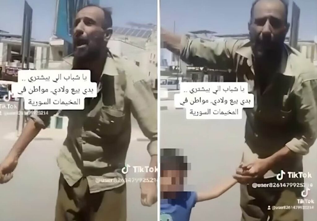 Mette in vendita i figli dopo he gli hanno sequestrato tutto.