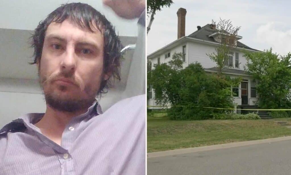 Il 34enne non era a conoscenza del particolare che gli avrebbe salvato la vita, ovvero che l'elettrodomestico era il modello con apertura dall'esterno