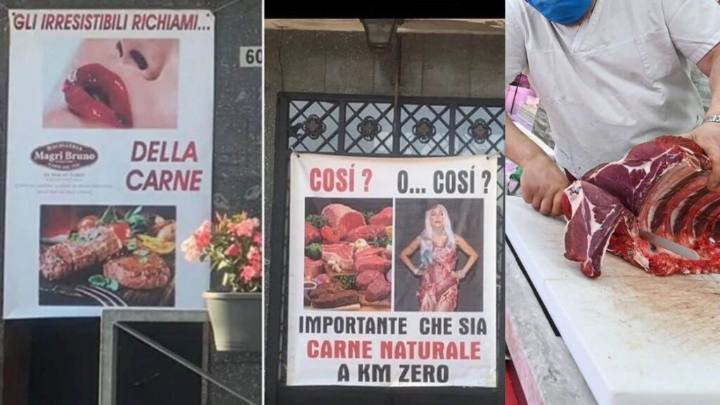 Macellaio compara le donne a pezzi di carne per farsi pubblicità: accusato di sessismo