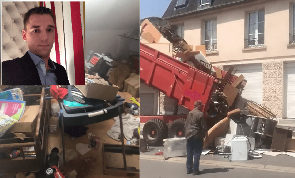 Non pagano l'affitto per mesi e lasciano il porcile in casa la vendetta del proprietario è virale, le immagini