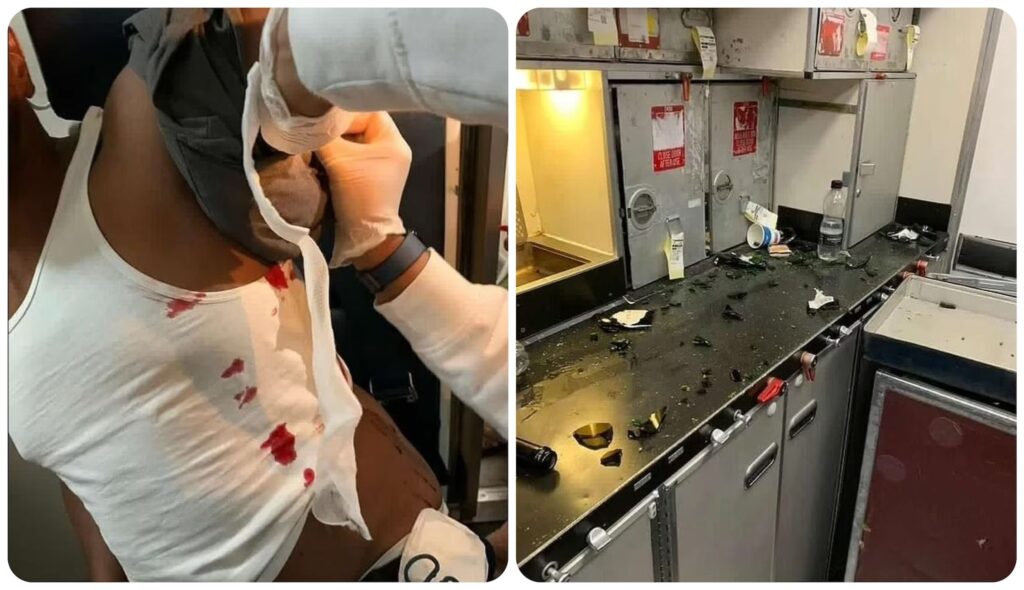 È scoppiato il finimondo a bordo del Boeing 777 della British Airways diretto ai Caraibi quando un turista ubriaco ha innescato una rissa in puro stile Far West. Ci sono stati accoltellamenti, feriti e molestie