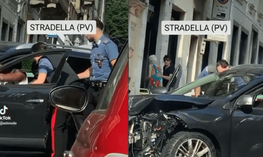 Tenta la fuga dopo l'incidente, ma non si rende conto di avere un carabiniere in auto