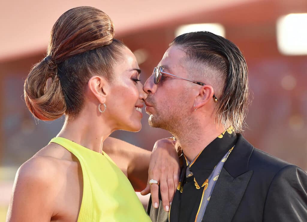 Nina Zilli con il compagno Danti