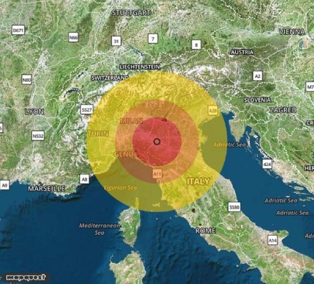 Terremoto Parma