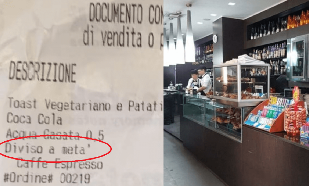 Chiede di tagliare il toast a metà, poi mostra lo scontrino sui social Me lo hanno fatto pagare caro, le cifre
