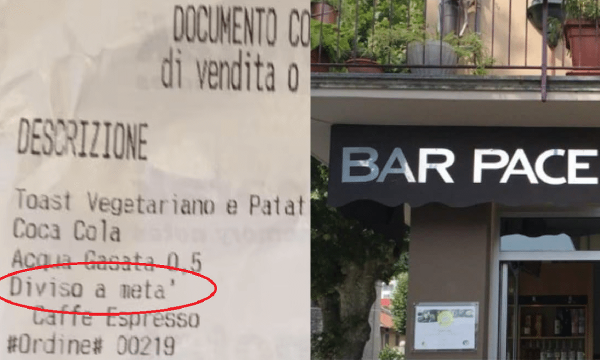 "Se non avesse voluto pagare, non lo avremmo preteso", ha dichiarato la titolare del bar