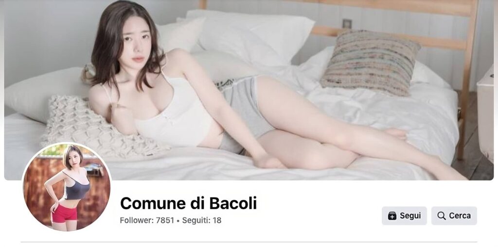 Hackerata la pagina Facebook del comune flegreo di Bacoli.