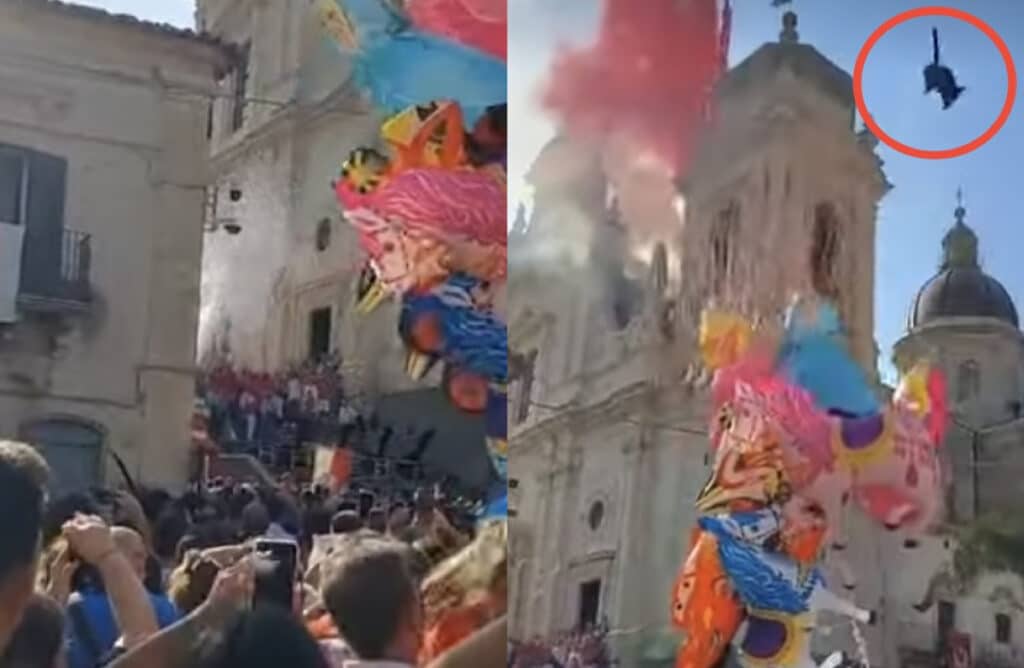 Dramma alla festa patronale a Militello in Val di Catania.