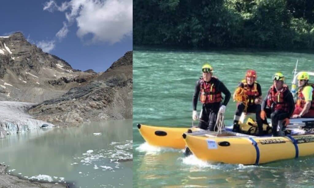 Disperse 2 donne che sono entrate in acqua per salvare il cane.