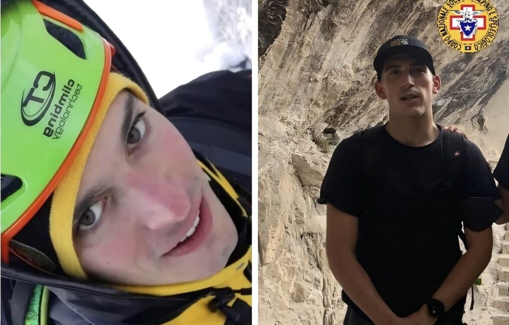 morti 2 giovani finanzieri precipitati dalle Alpi durante una cordata.