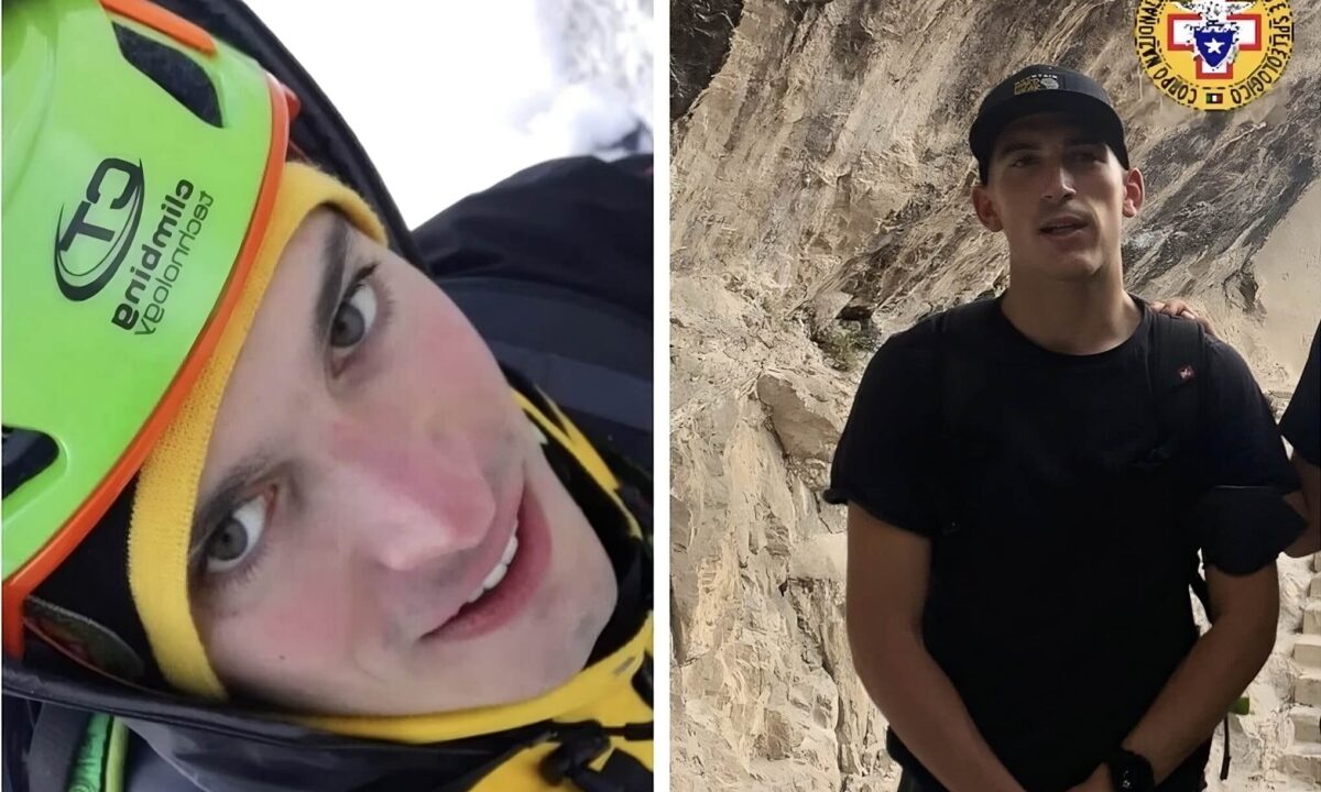 morti 2 giovani finanzieri precipitati dalle Alpi durante una cordata.