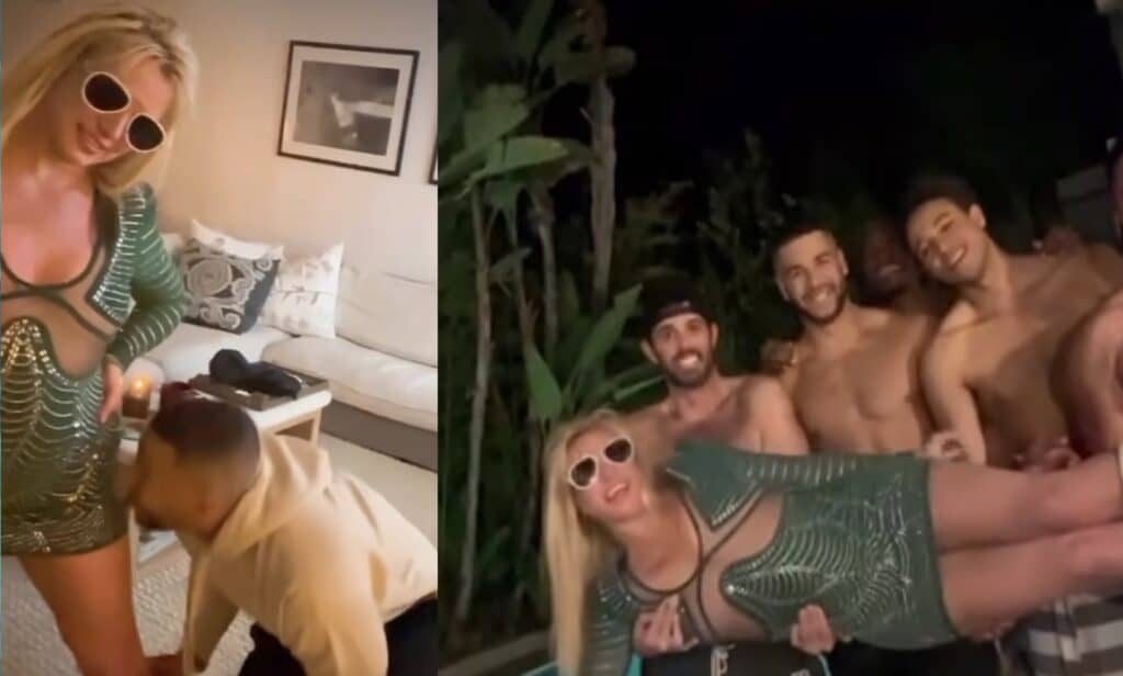 Britney Spears festeggia il divorzio con 5 amici a Malibu beach