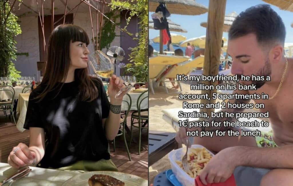 “È milionario, ma si è portato la pasta da 1 euro in spiaggia in Sardegna".