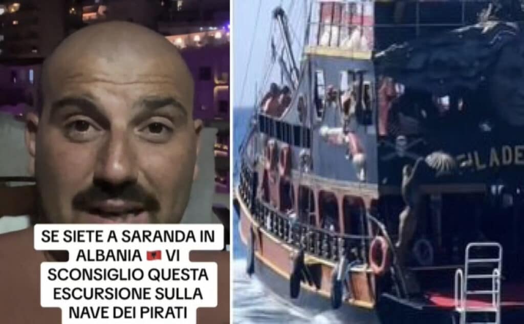 Turista italiano in Albania, il racconto del viaggio da incubo sulla nave dei pirati sovraffollata.