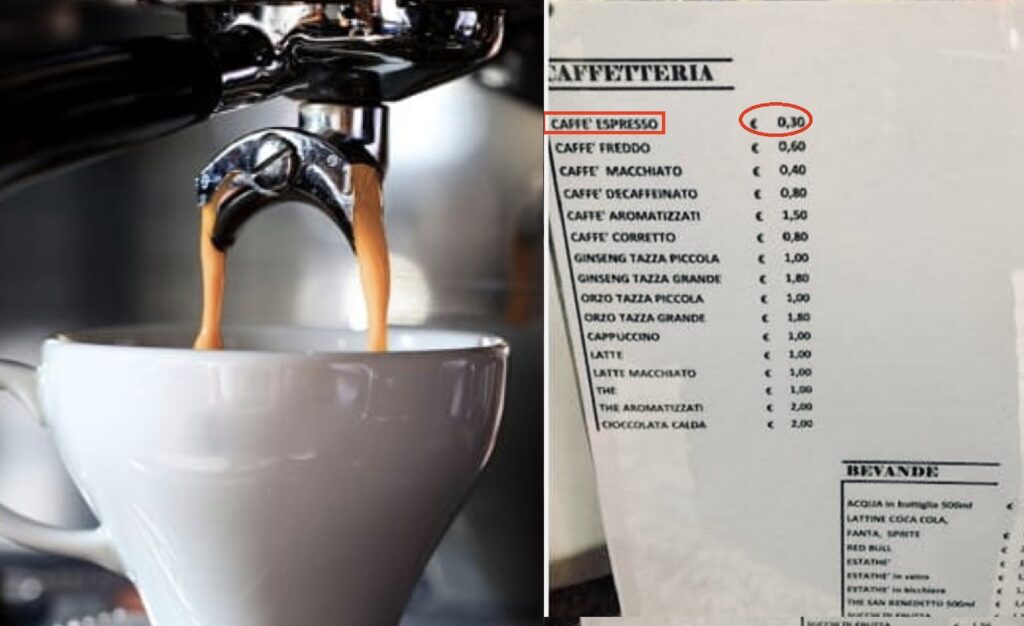 "I turisti arrivano alla cassa e pensano che ci sia un errore", confida una dei titolari del bar più economico d'Italia
